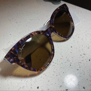 Salvatore Ferragamo Violet Havana Sunglasses